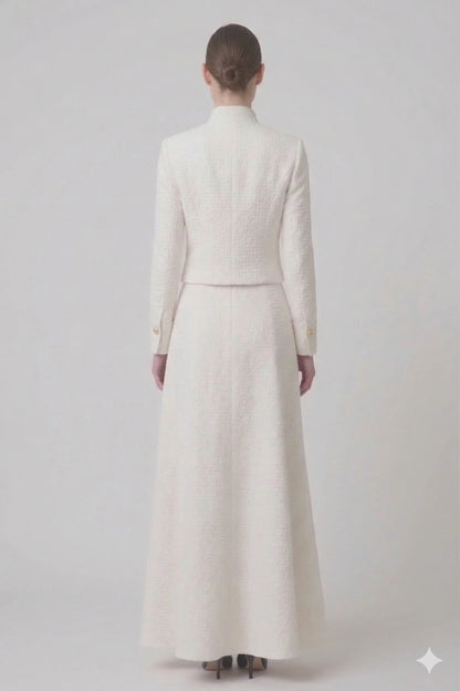 The Noble Two-Piece Maxi Skirt Suit Set