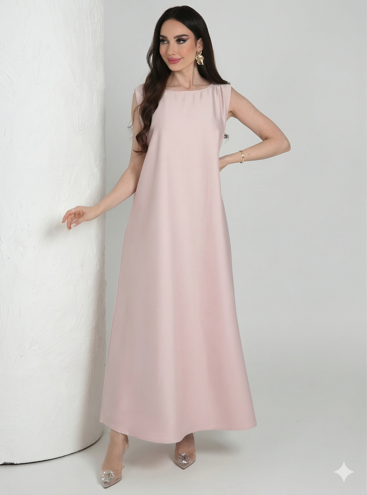 The Sous Abaya | Pleated Modest Belted Silhouette