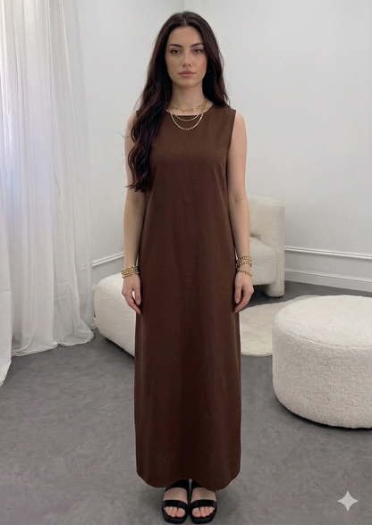 The Sous Abaya | Pleated Modest Belted Silhouette
