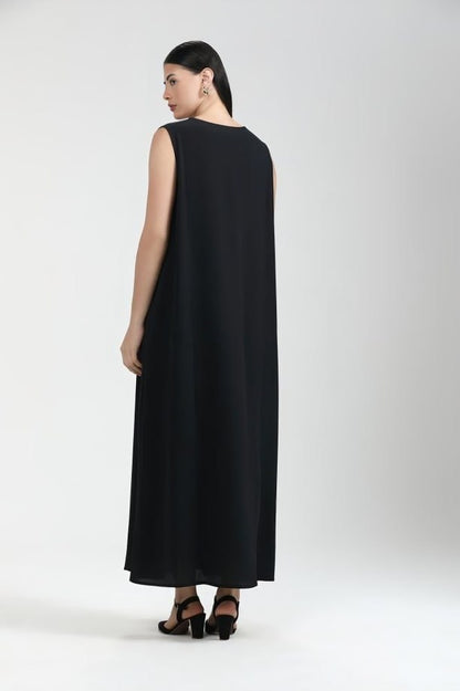 The Sous Abaya | Pleated Modest Belted Silhouette