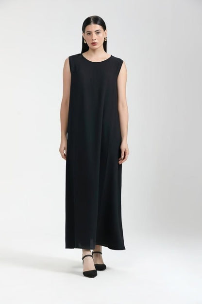 The Sous Abaya | Pleated Modest Belted Silhouette