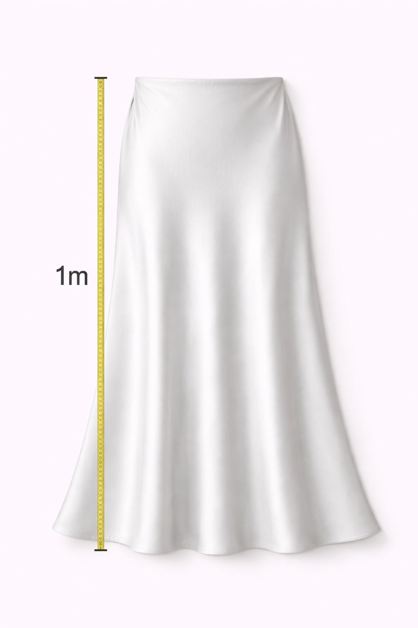The Aurora Bias Cut Satin Maxi Skirt