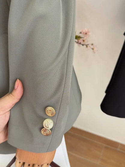 The Elara Modest Blazer | Elegant Open-Front Layering Top