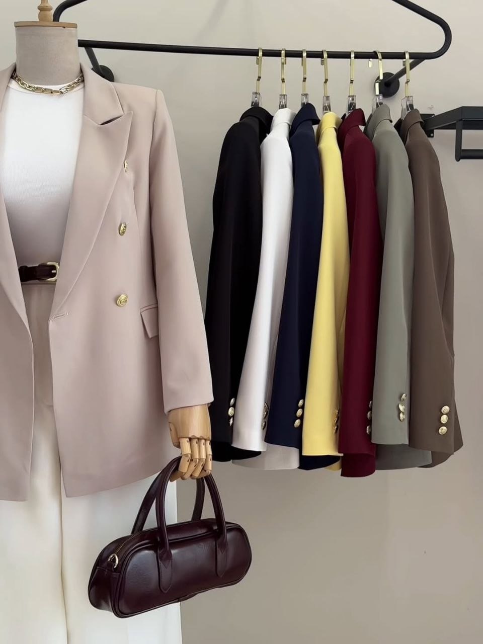 The Elara Modest Blazer | Elegant Open-Front Layering Top