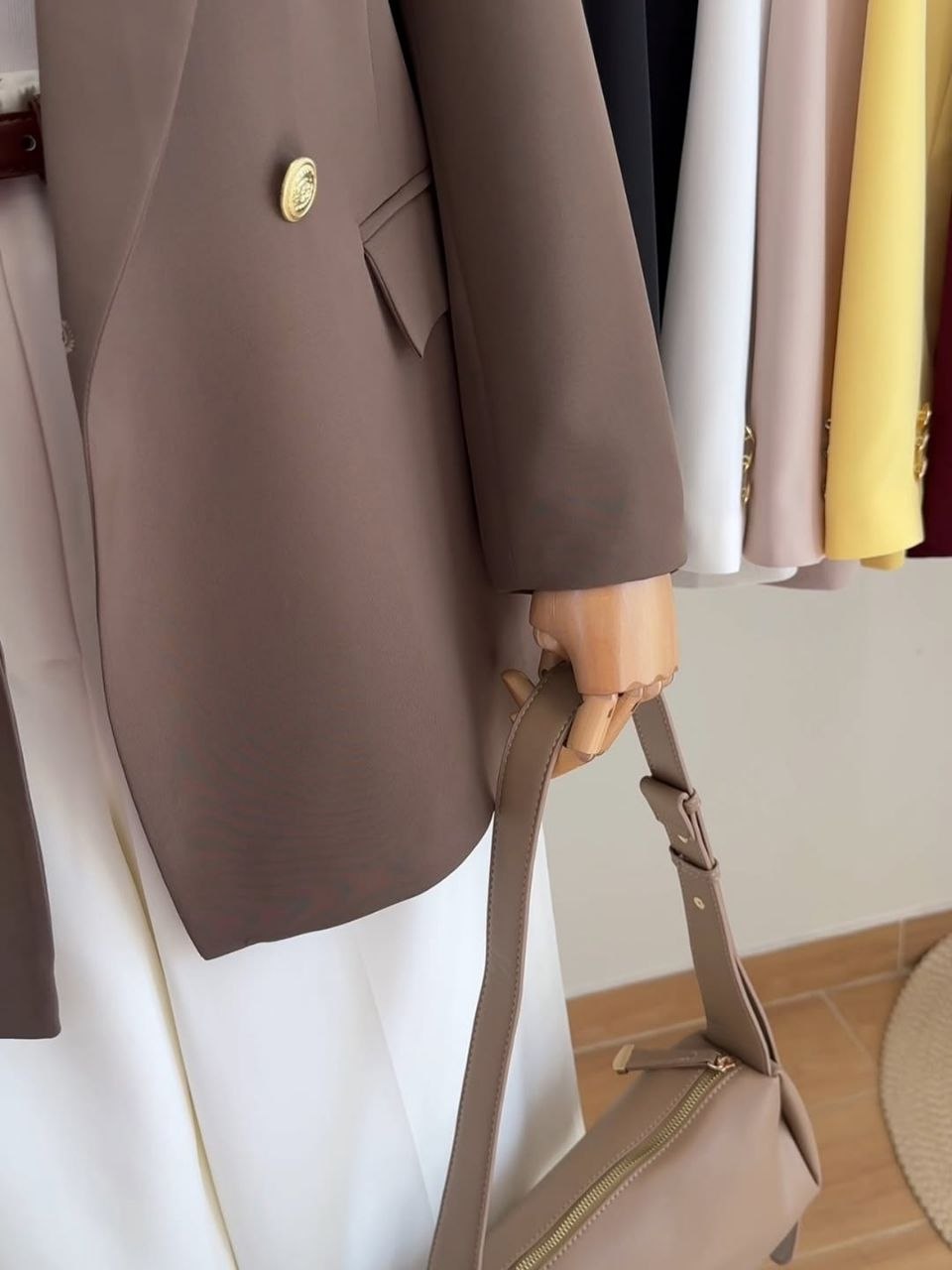 The Elara Modest Blazer | Elegant Open-Front Layering Top