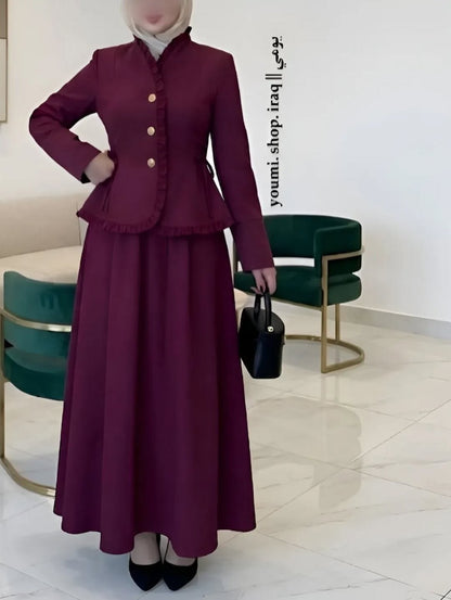 The Royal Peplum Modest Suit Set