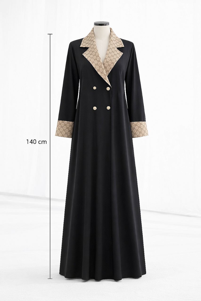 The Exclusive Gucci Abaya | Tailored Monogram Coat